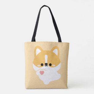 Cute Kärlek Corgi Tygkasse