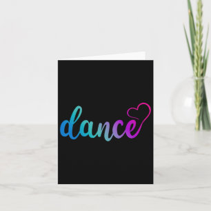 Cute Kärlek Dance Snyggt Dancer Dance Älskare Danc Kort