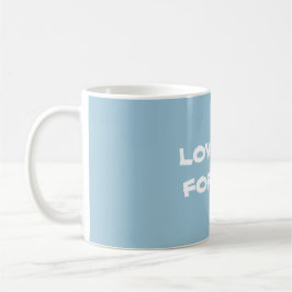 Cute KÄRLEK DU FÅR Chicen Snyggt Blue Kaffemugg
