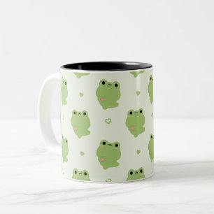 Cute Kärlek Frog Två-Tonad Mugg