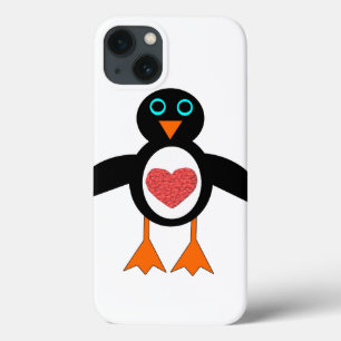 Cute Kärlek Heart Penguin iPad Mini Case