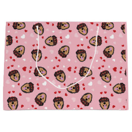 Cute Kärlek Hund Rosa Red