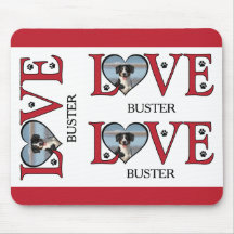 Cute Kärlek Ord med Hundar Photo