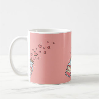 Cute Kärlek Potion Kaffemugg