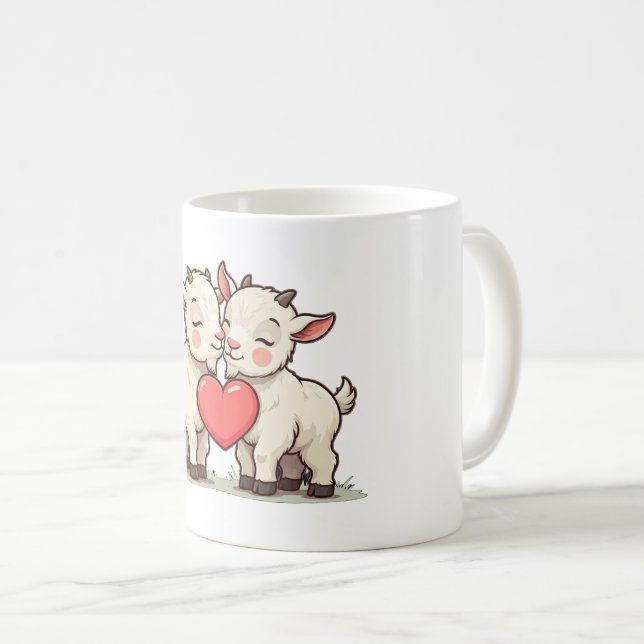 Cute Kärlek tillsammans Kaffemugg (Framsida höger)