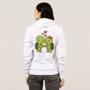 Cute Kärlek Turtles Tecknad par T Shirt