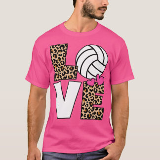 Cute Kärlek Volleyball Volleyball Älskare T Shirt