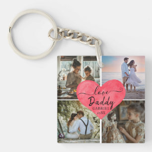 Cute Kärlek You 'Pappa' Anpassningsbar Photo Colla