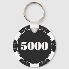 Cute kasino chip hasardspel älskare nyckelring