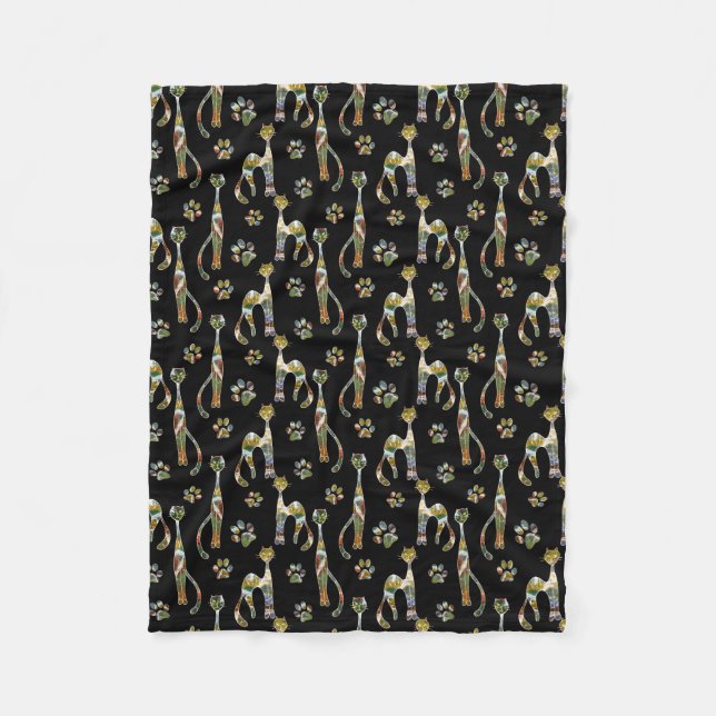 Cute-katter Fleecefilt (Framsidan)