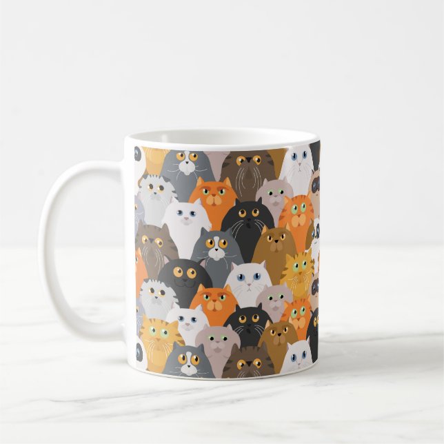 Cute-katter mugg (Vänster)