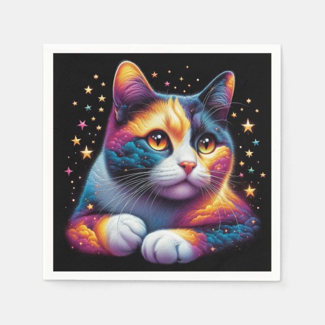 Cute-kattservetter! Pappersservett (Framsidan)