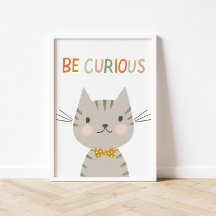 Cute Kattunge är Nyfikna barn