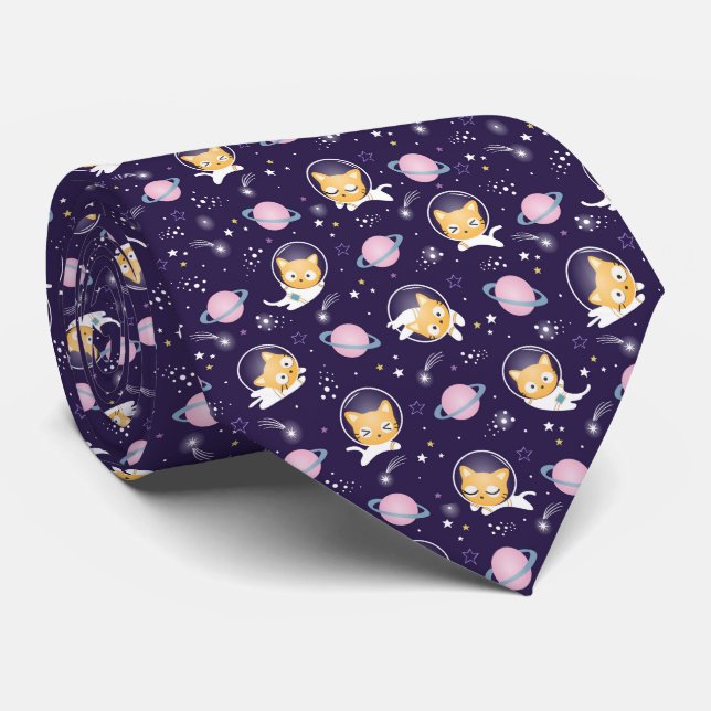 Cute Kattunge Astronauts Mönster Slips (Rullad)
