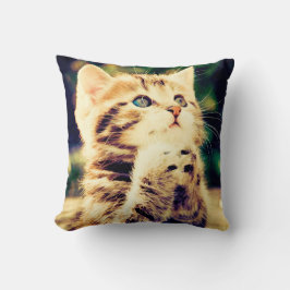 Cute Kattunge Dekorativ kudde