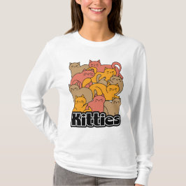 Cute Kattunge design - fläckkonst T Shirt