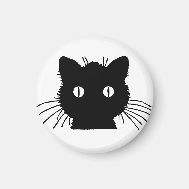 Cute Kattunge Head Magnet (Framsidan)