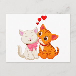 Cute Kattunge Hej tänker på dig, miss du Kärlek Ca Vykort