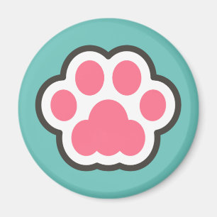 Cute Kattunge Illustration Magnet