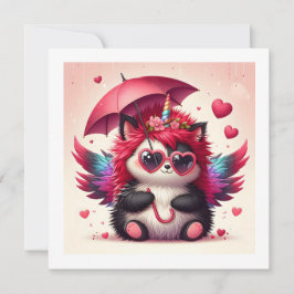 Cute Kattunge Inbjudningar