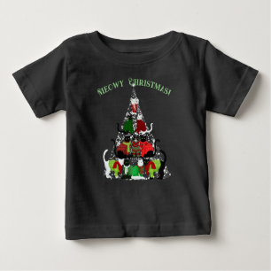 Cute Kattunge Julgran T-Shirt