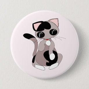 Cute Kattunge Knapp