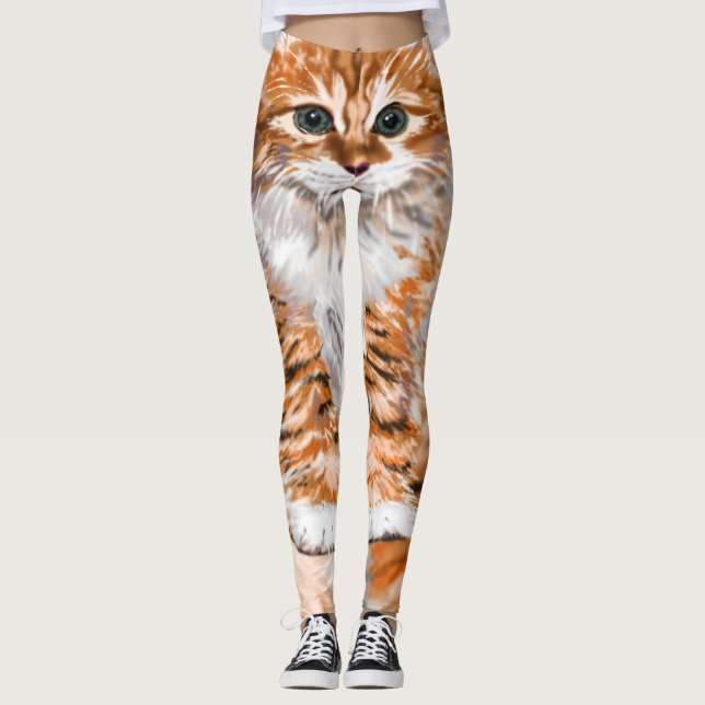 Cute Kattunge Leggings (Framsida)