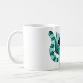 Cute Kattunge med Kawaii Cupkaka Kaffemugg