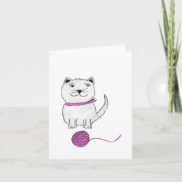 Cute Kattunge Meddelande