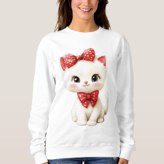 Cute Kattunge Mysigt och Adapter Lover T Shirt (Framsida)