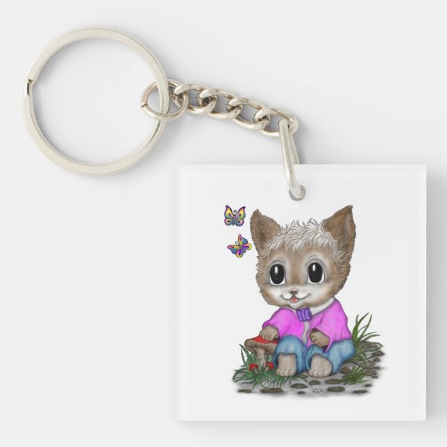 Cute Kattunge och Butterfly (Framsidan)