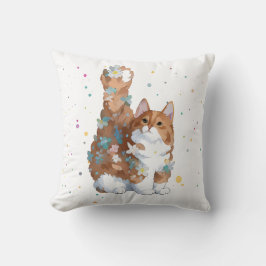 Cute Kattunge Pet Animal Kudde