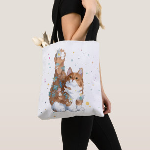 Cute Kattunge Pet Animal Tygkasse