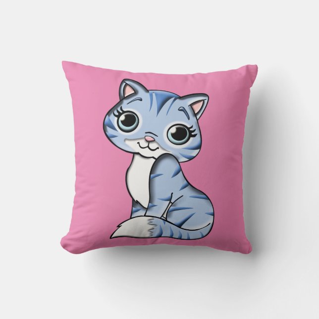 CUTE KATTUNGE PILLOWS KUDDE (Framsida)