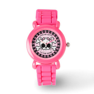 Cute Kattunge Skull Armbandsur