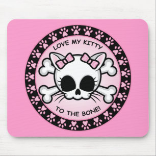 Cute Kattunge Skull Musmatta