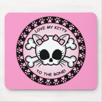 Cute Kattunge Skull Musmatta