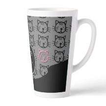 Cute Kattunge (svart, grått och rosa)