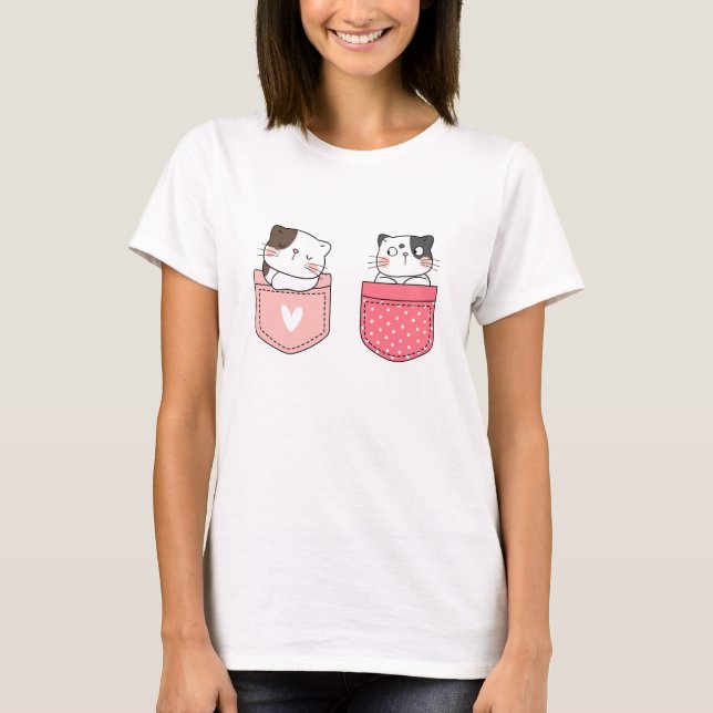 Cute Kattunge T Shirt (Framsida)