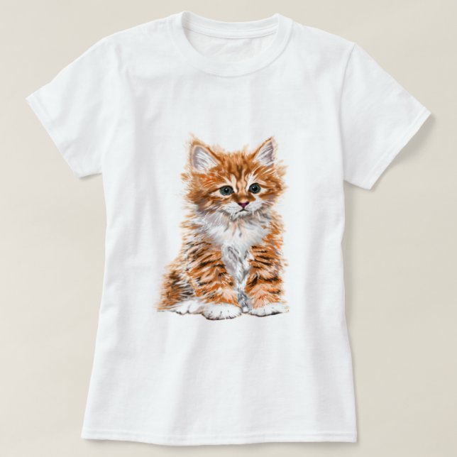 Cute Kattunge T Shirt (Design framsida)
