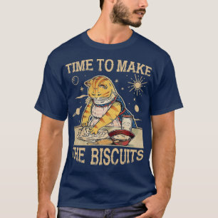 Cute Kattunge-tiden för att göra biscuiternas katt T Shirt