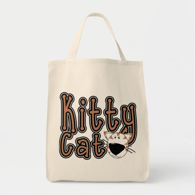 Cute Kattunge Tshirts och presenter Tygkasse (Framsidan)