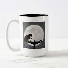 Cute Kattunge Två-Tonad Mugg