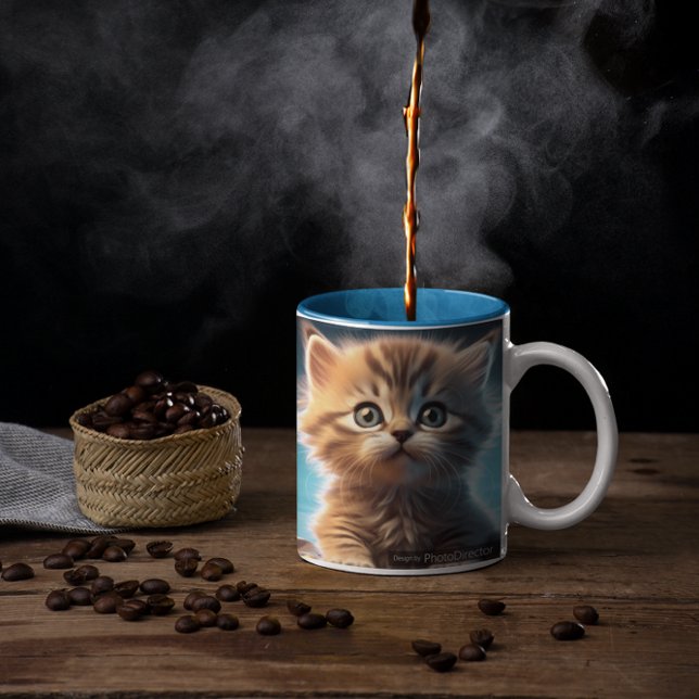 Cute Kattunge, version 27 Mugg (Kitty 7 Salvador Dali Coffee Mug)