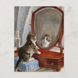 Cute Kattunge Vintage Painter av Frank Paton Vykort