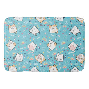 Cute Kattunge Whimsical Mönster Badrumsmatta