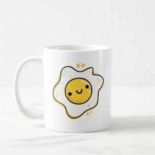 Cute Kawaii-ägg Kaffemugg