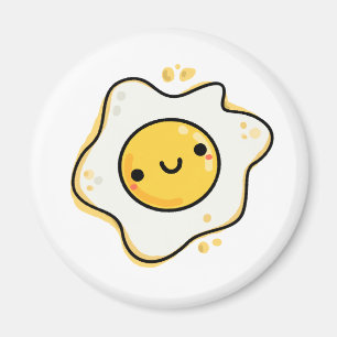 Cute Kawaii-ägg Magnet