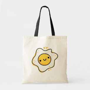 Cute Kawaii-ägg Tygkasse