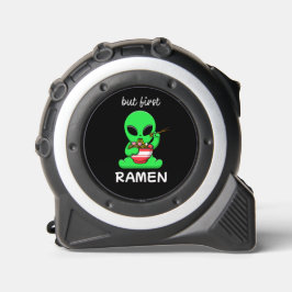 Cute Kawaii Alien ätande Ramen